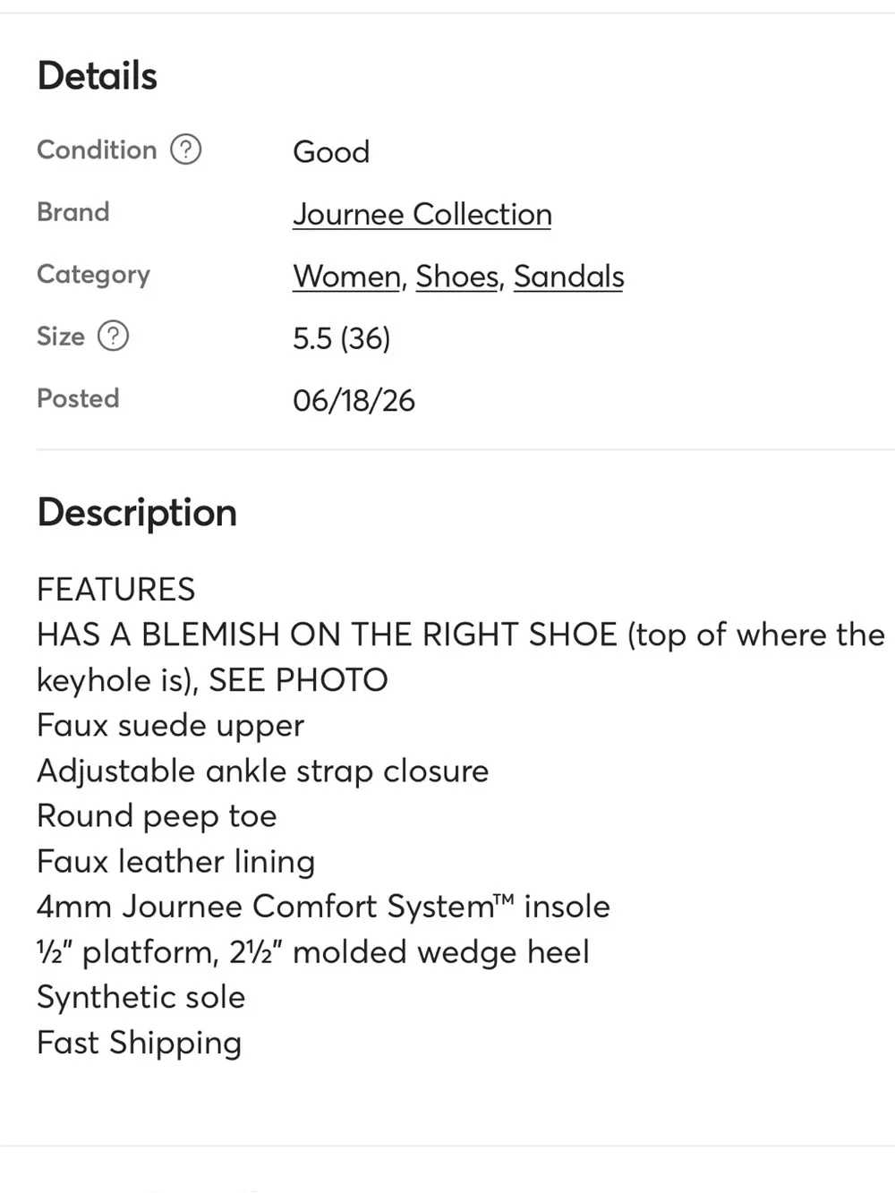 Journee Collection Tan Suede Peep-Toe Ankle Strap Heels